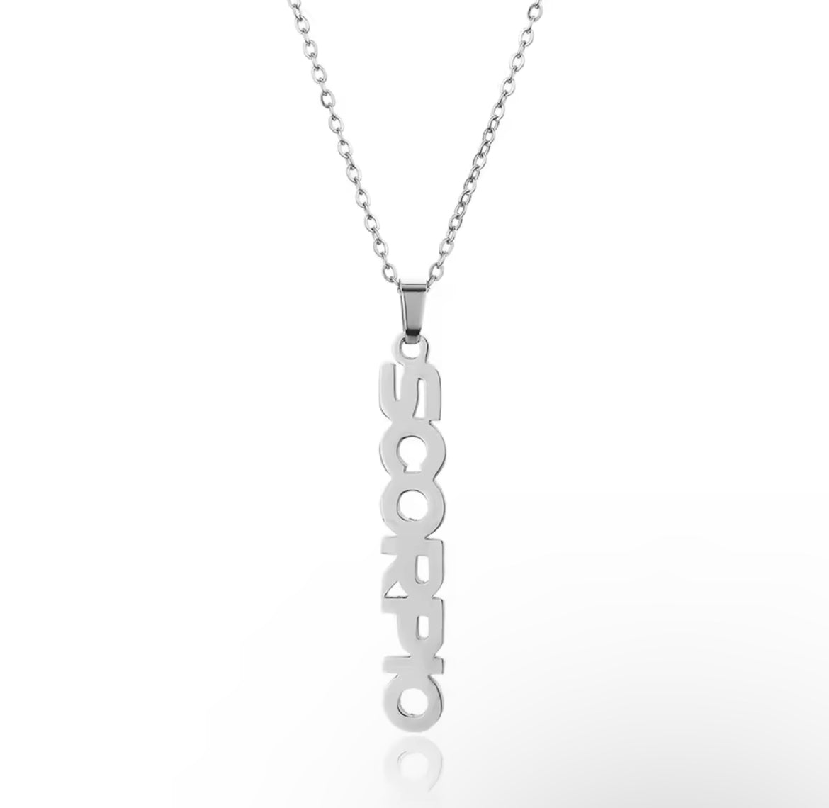 Vertical Zodiac Necklace
