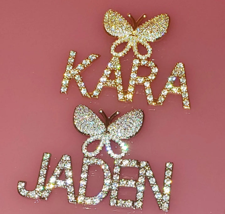 Butterfly Name Necklace