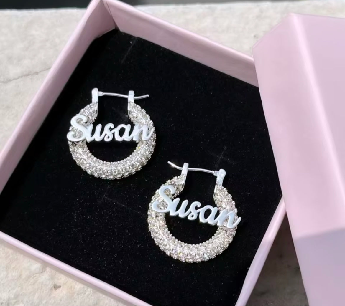 Dazzling Name Hoops