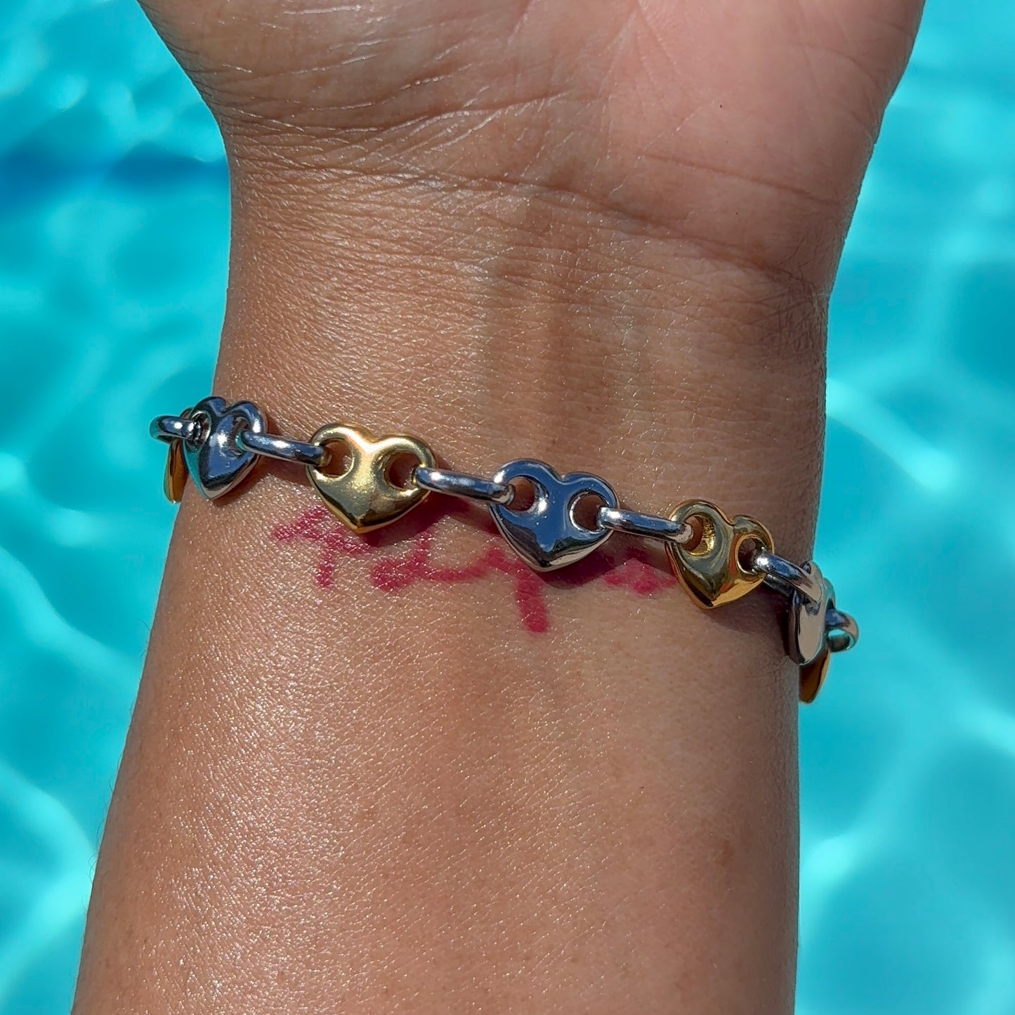 Puff Heart Bracelet