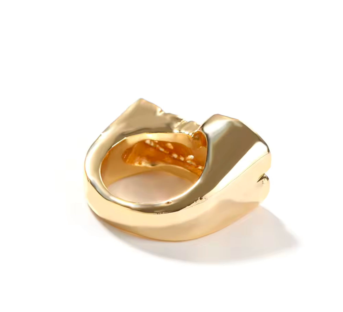 Bold Name Ring