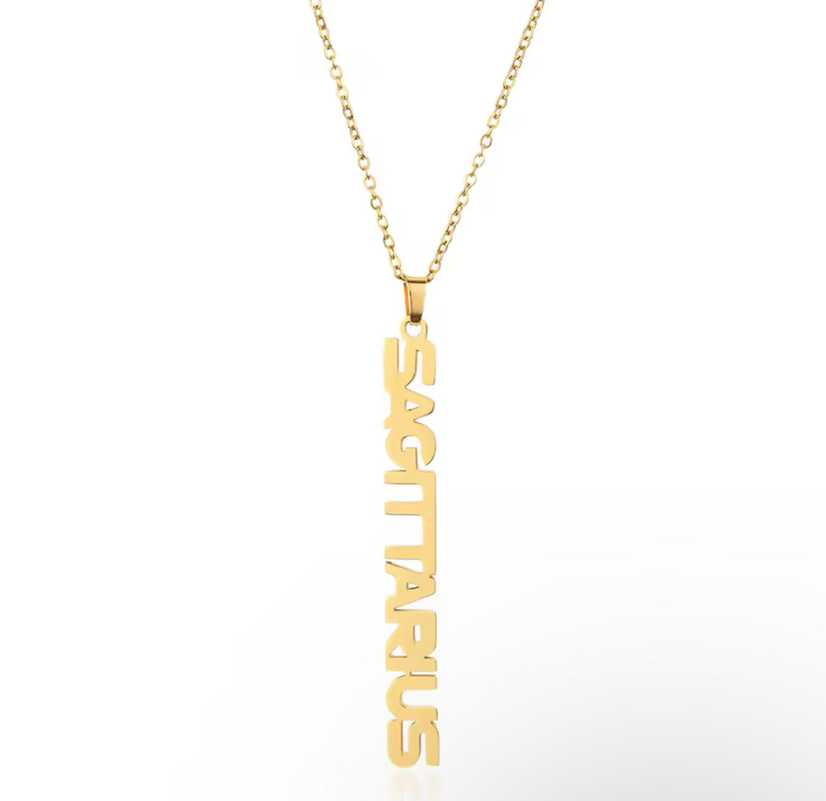 Vertical Zodiac Necklace