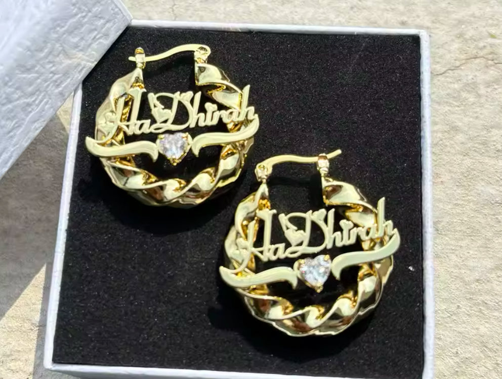 Twisted Name Hoops