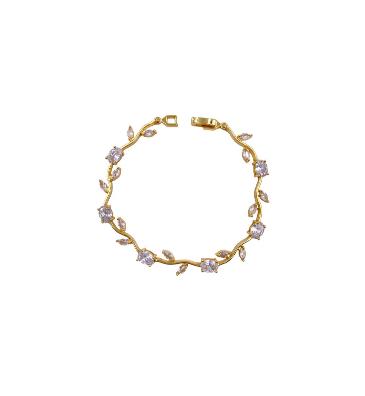 Flower Tennis Bracelet