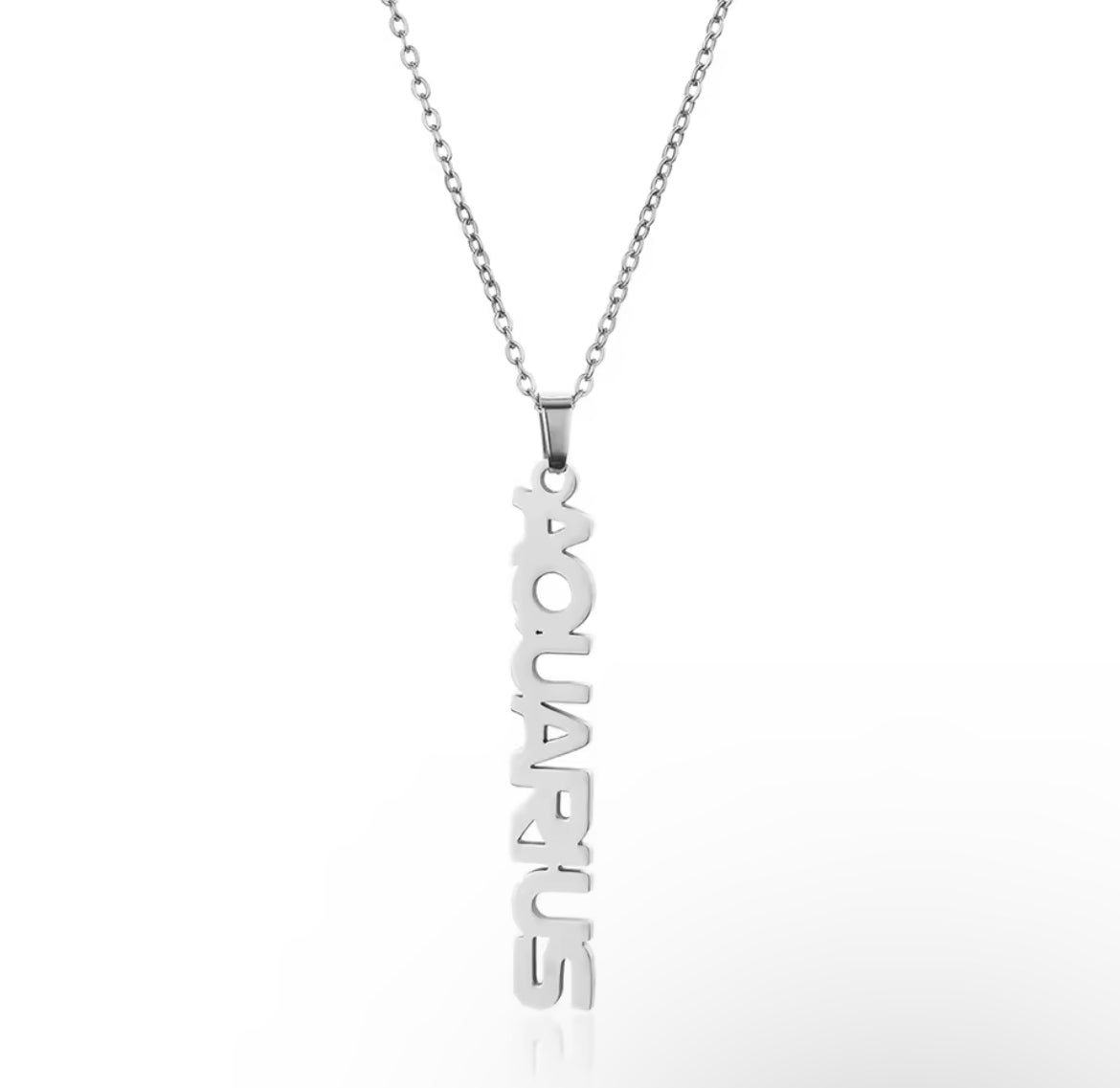 Vertical Zodiac Necklace