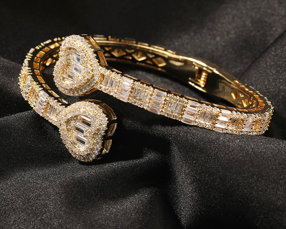 Wrap Around Heart Bracelet