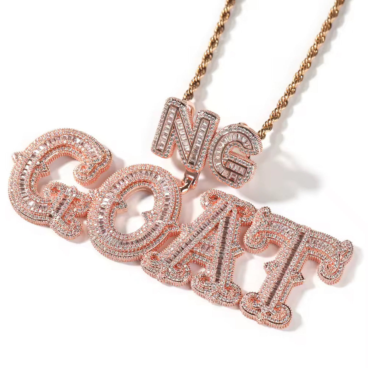 Custom Bail Name Necklace
