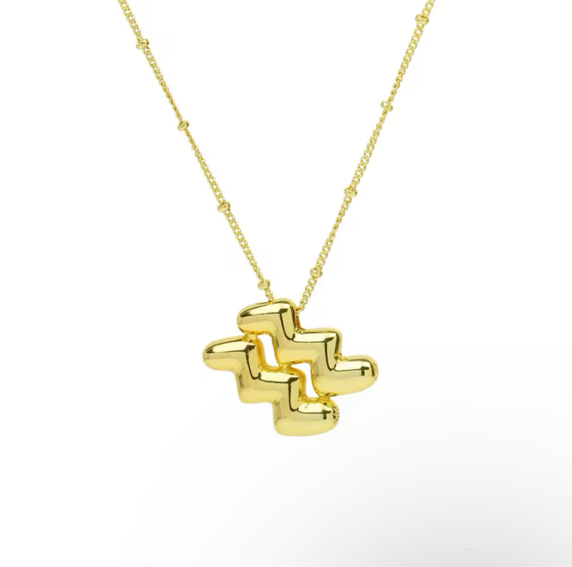 Bubble Zodiac Necklace