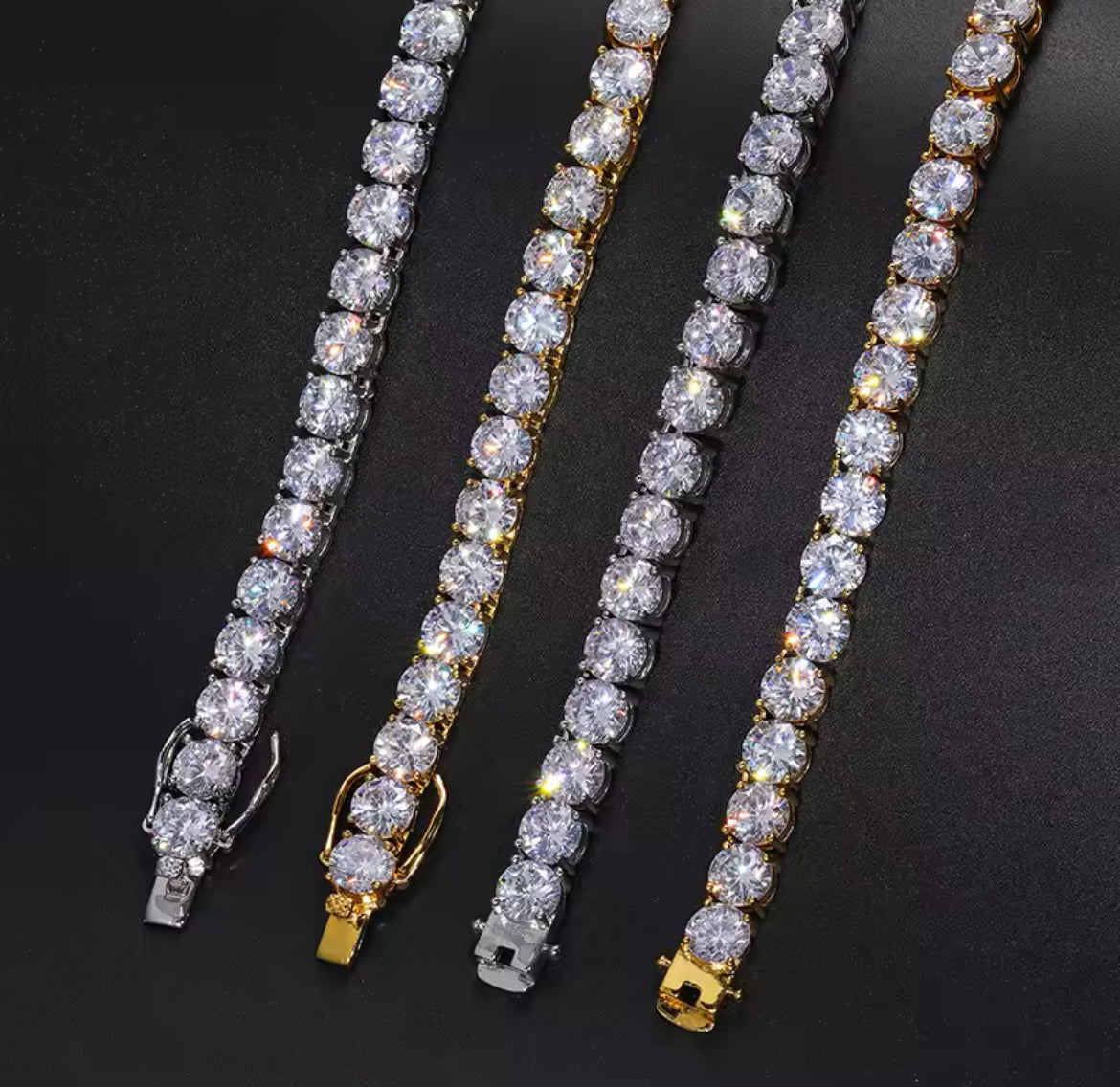 925 Moissanite Tennis Necklace