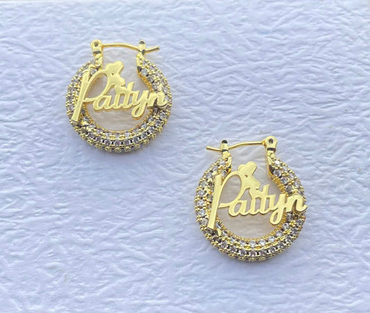 Dazzling Name Hoops