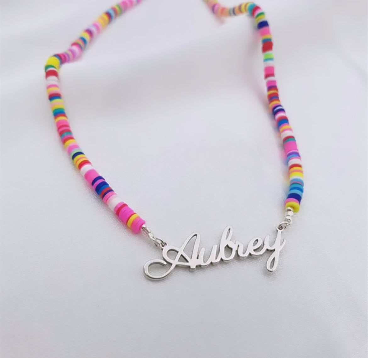 Kids Beaded Name Necklace
