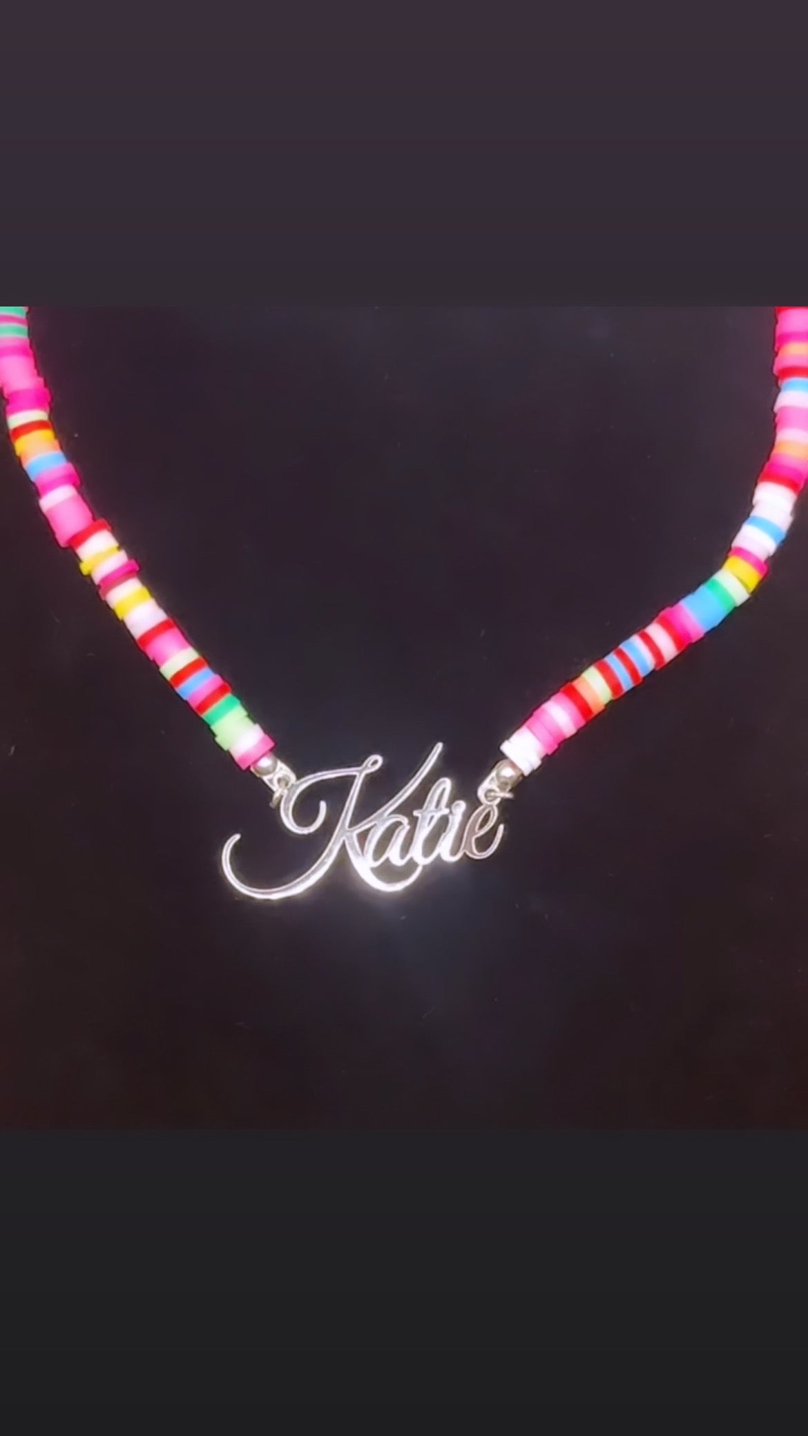 Kids Beaded Name Necklace