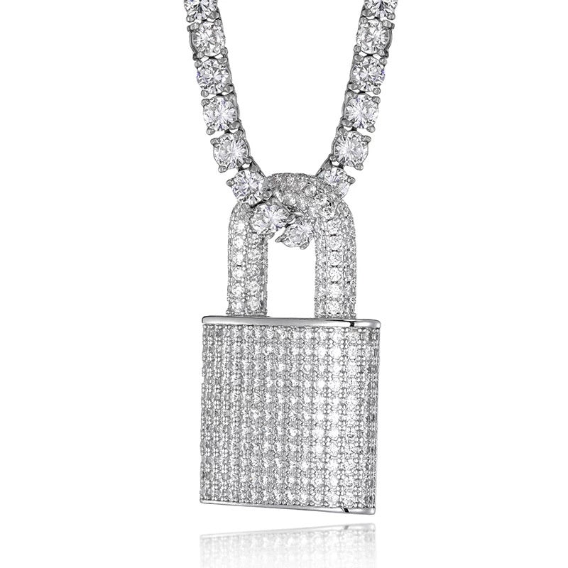 Bling Lock Necklace