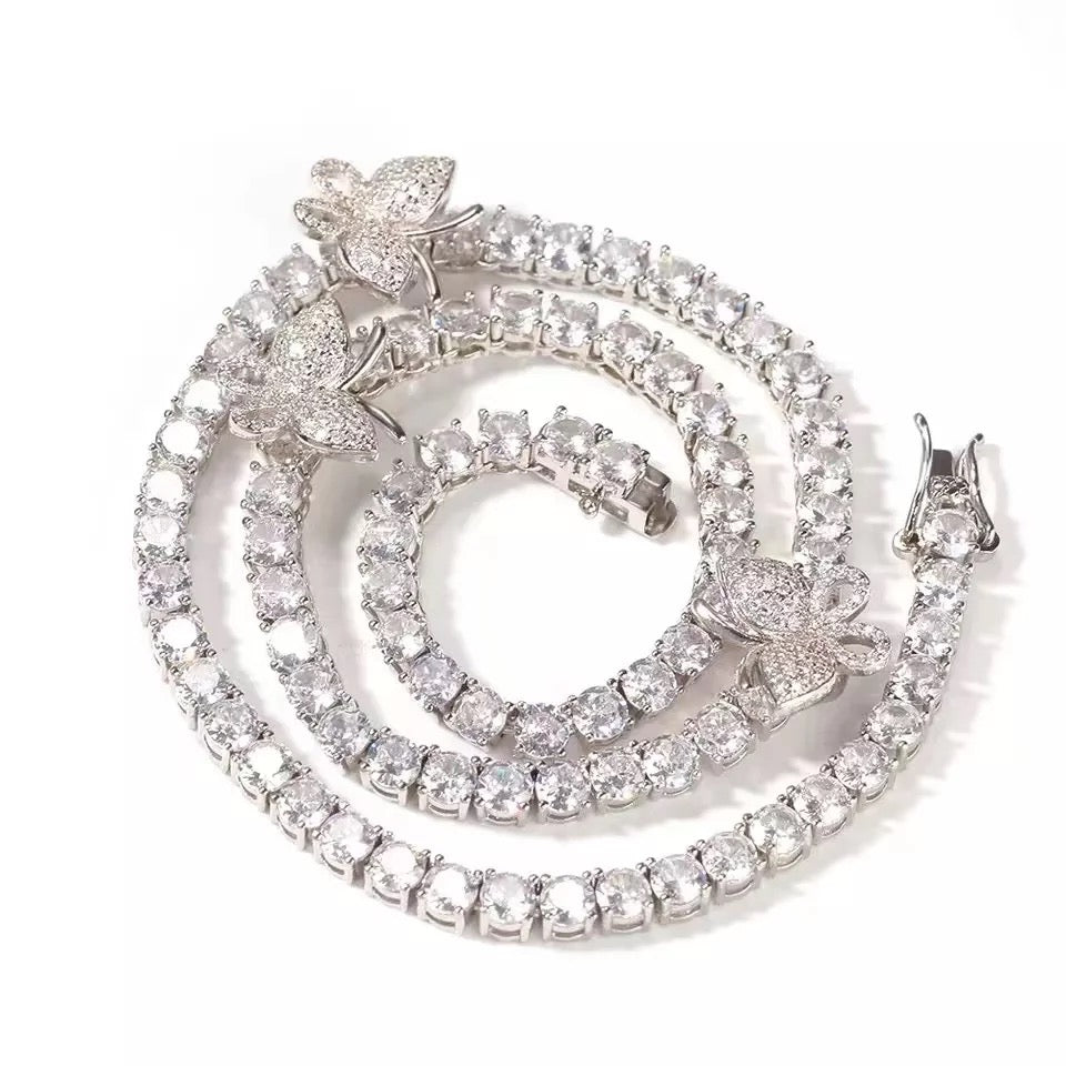 Butterfly Tennis Chain