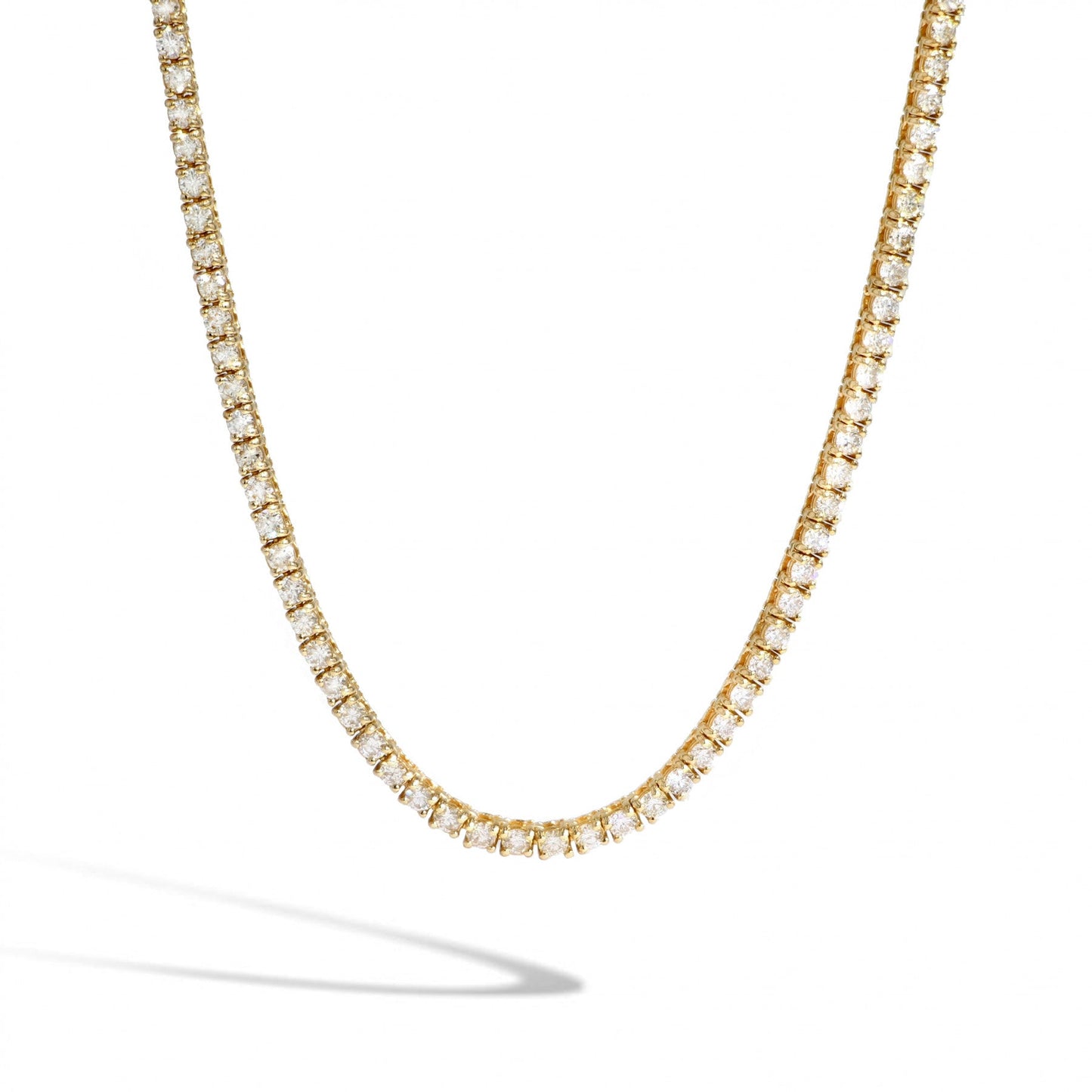 Yellow Gold Diamond Tennis Chain