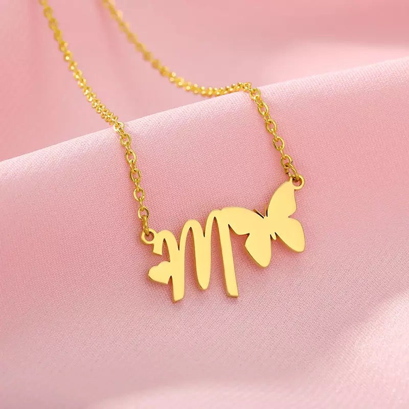 Dainty Initial Necklace