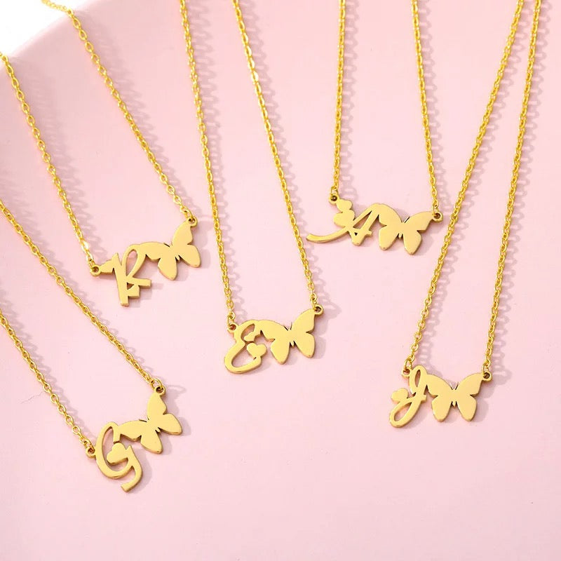 Dainty Initial Necklace