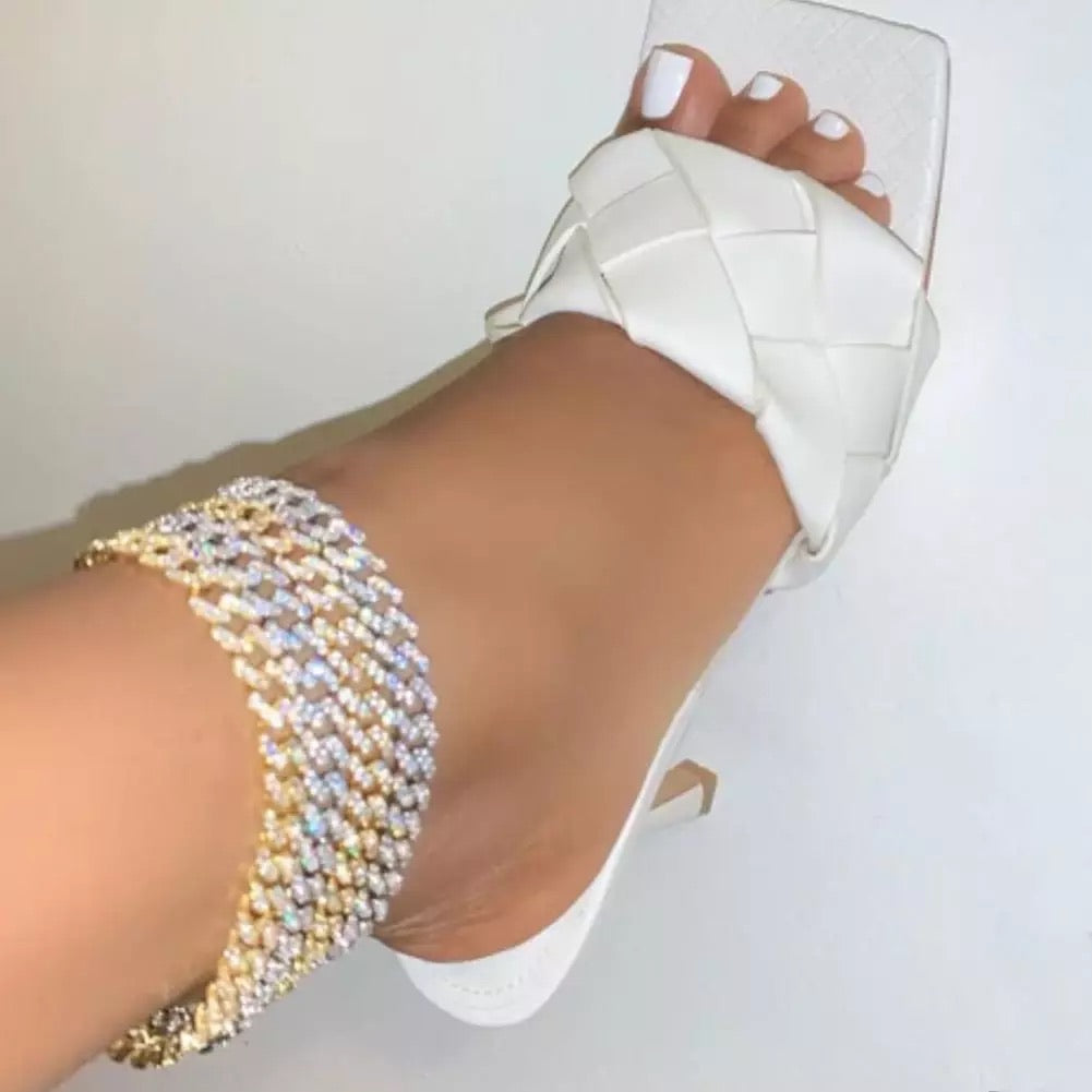 Cuban Bling Anklet