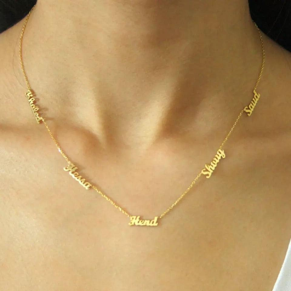 Family Name Necklace
