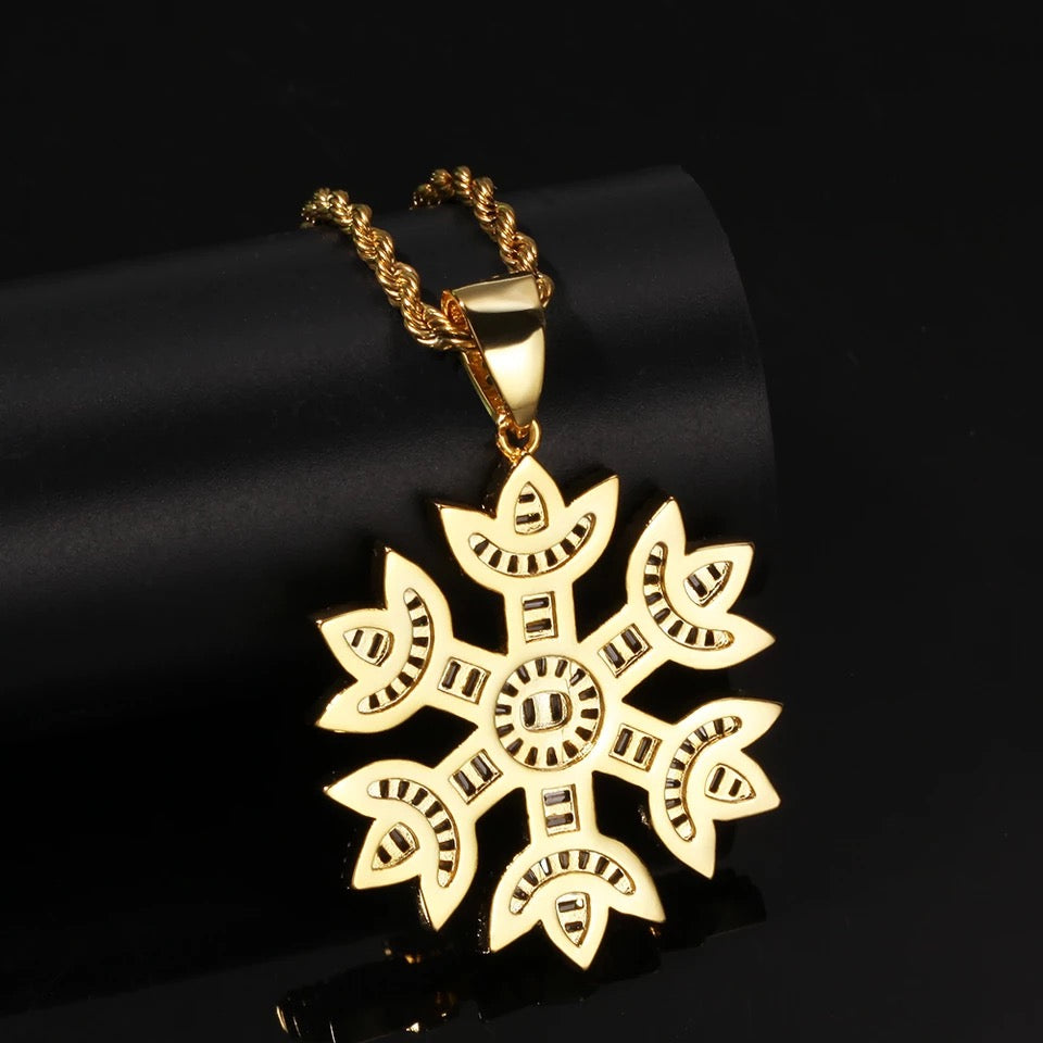 Icy Snowflake Necklace