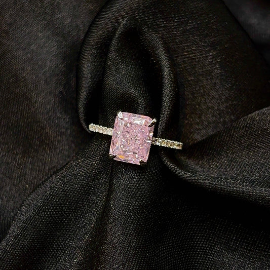 Pink Radiant Promise Ring