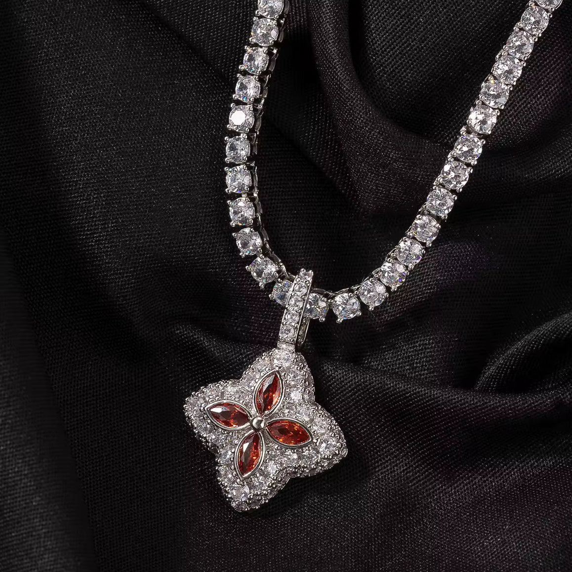 Marquise Clover Necklace