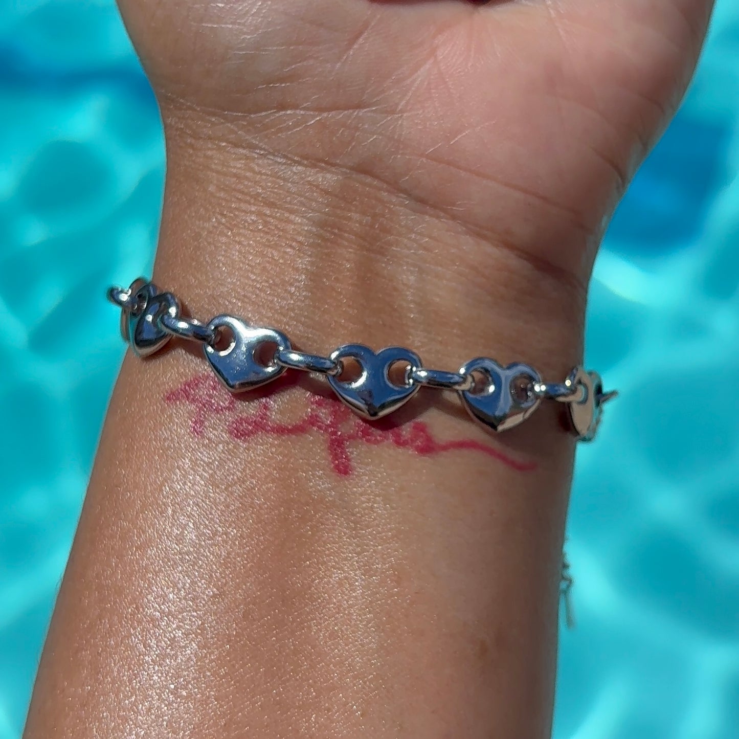 Puff Heart Bracelet