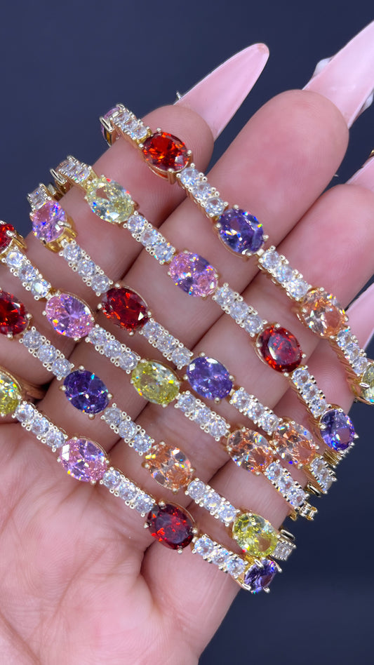 Colorful Tennis Bracelet