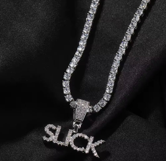 Mini Bling Name Necklace