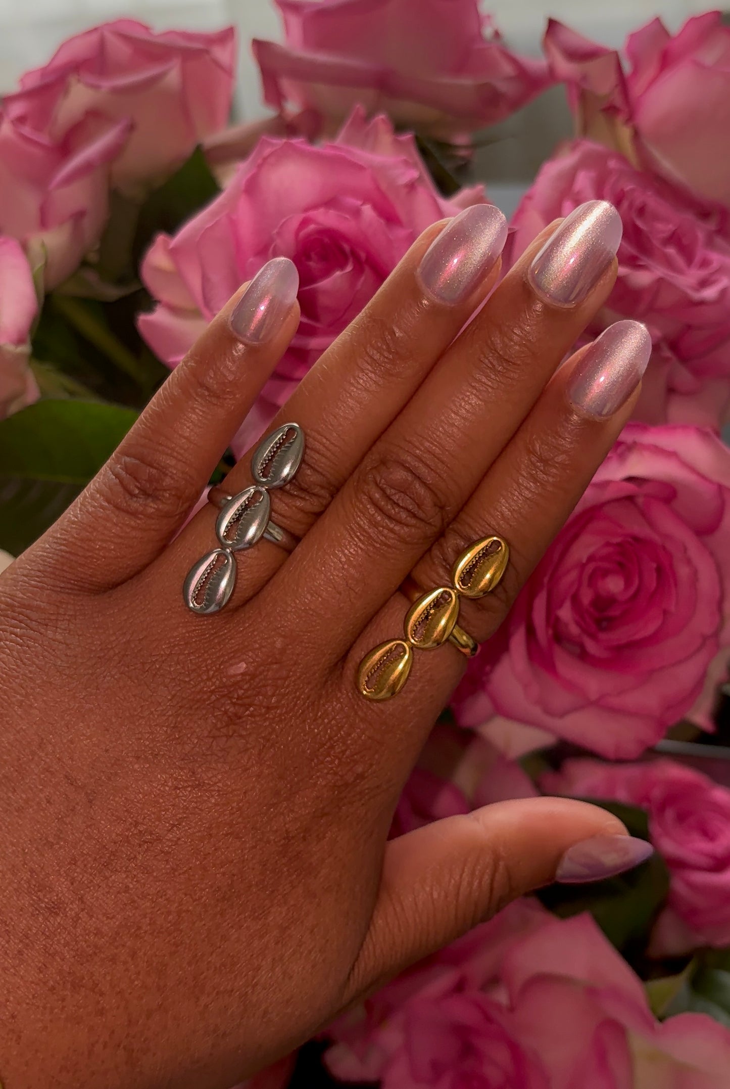 Cowrie Shell Ring