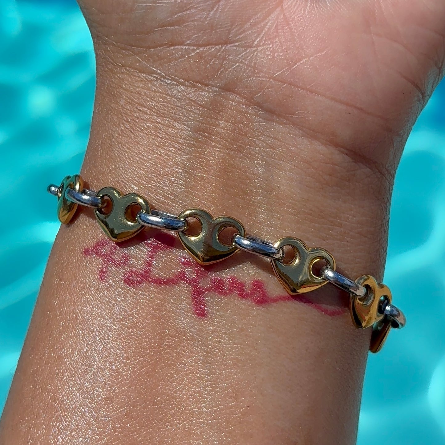 Puff Heart Bracelet