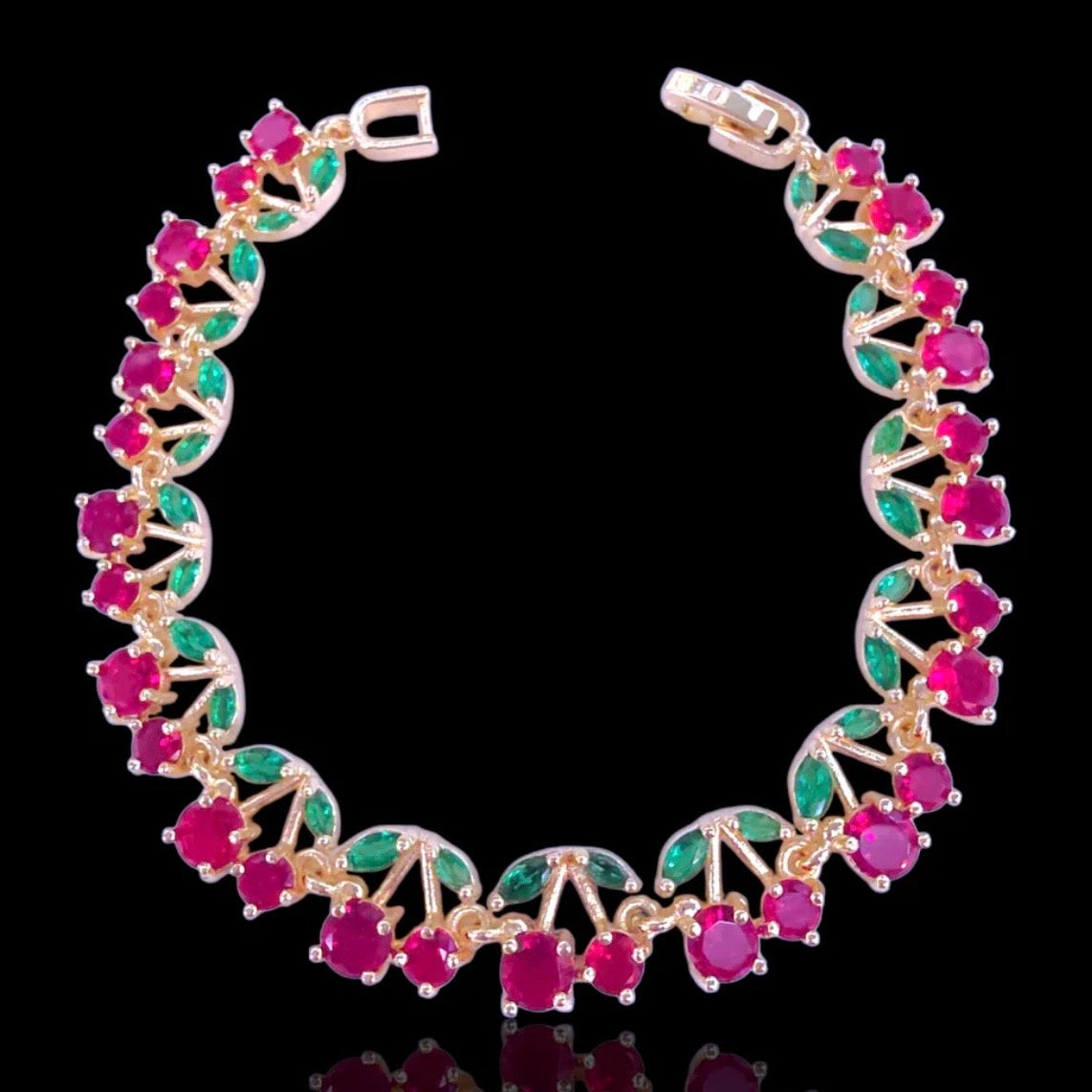 Cherry Tennis Bracelet