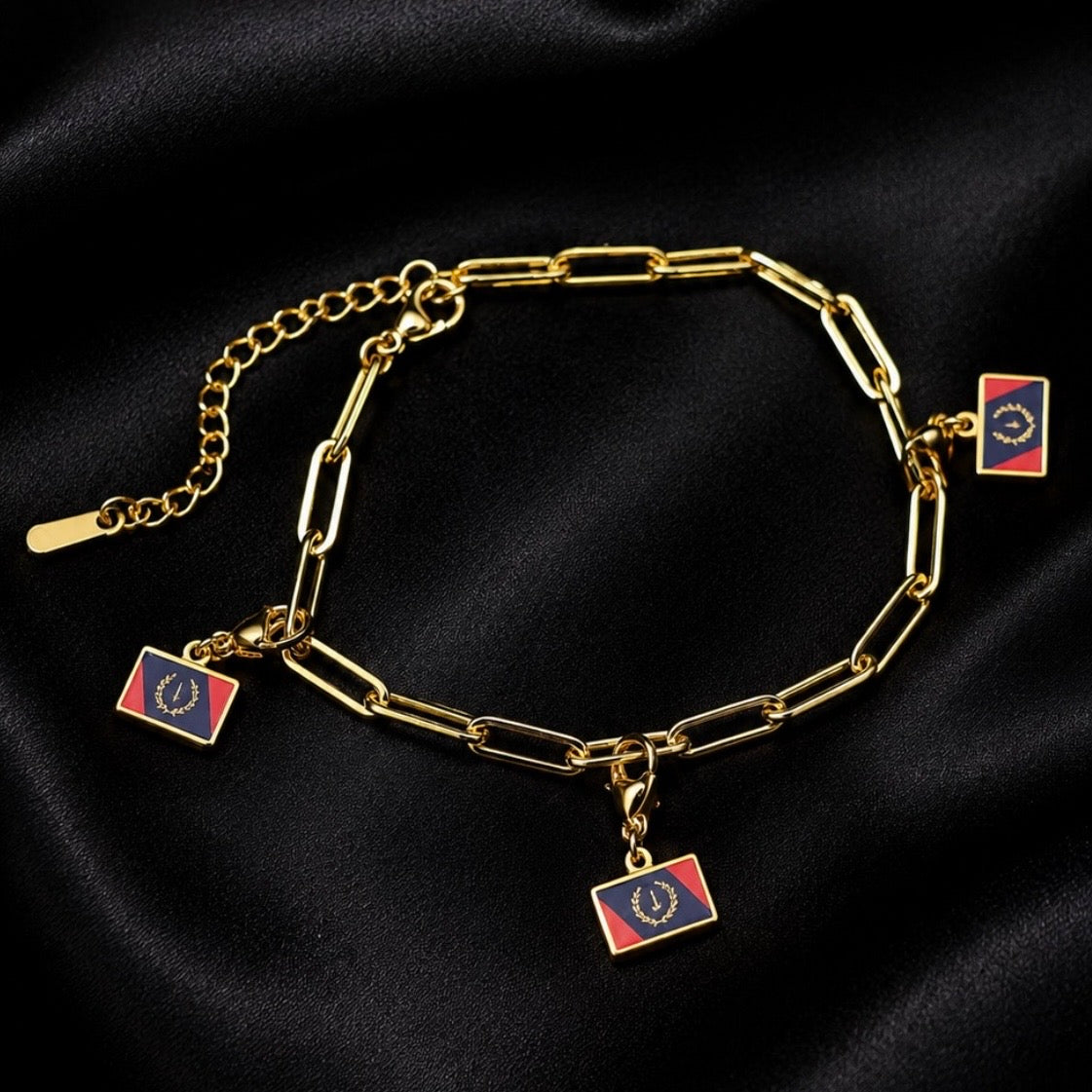 Black American Heritage Flag Bracelet