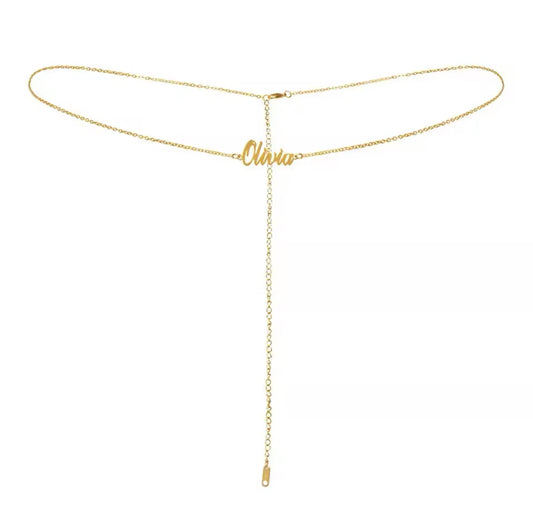Custom Waist Name Chain