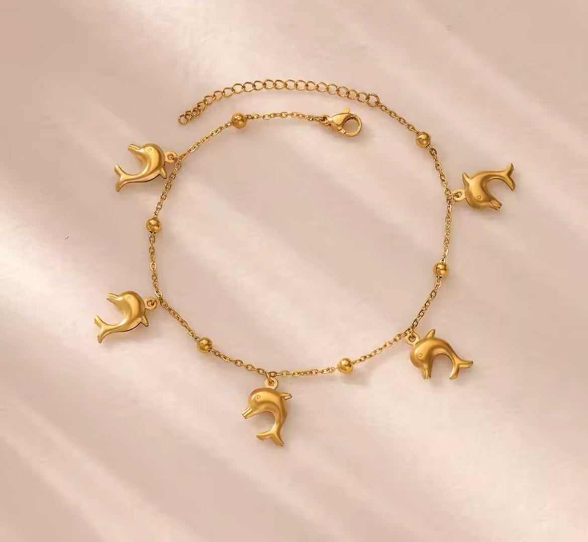 Gold Boho Anklets