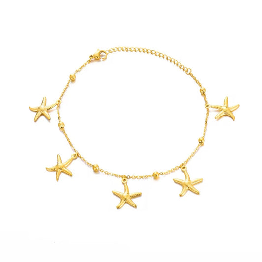 Gold Boho Anklets