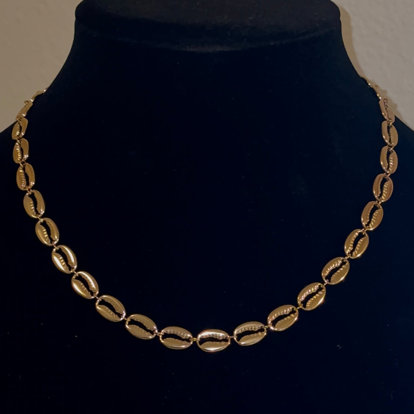 Cowrie Shell Link Necklace