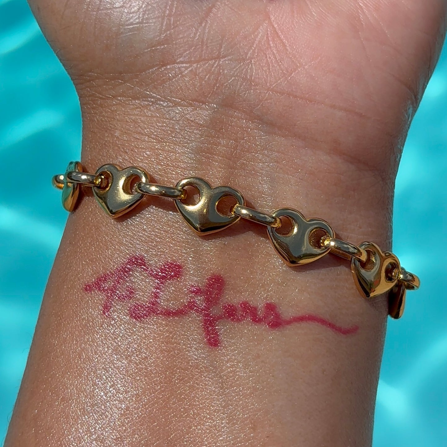 Puff Heart Bracelet