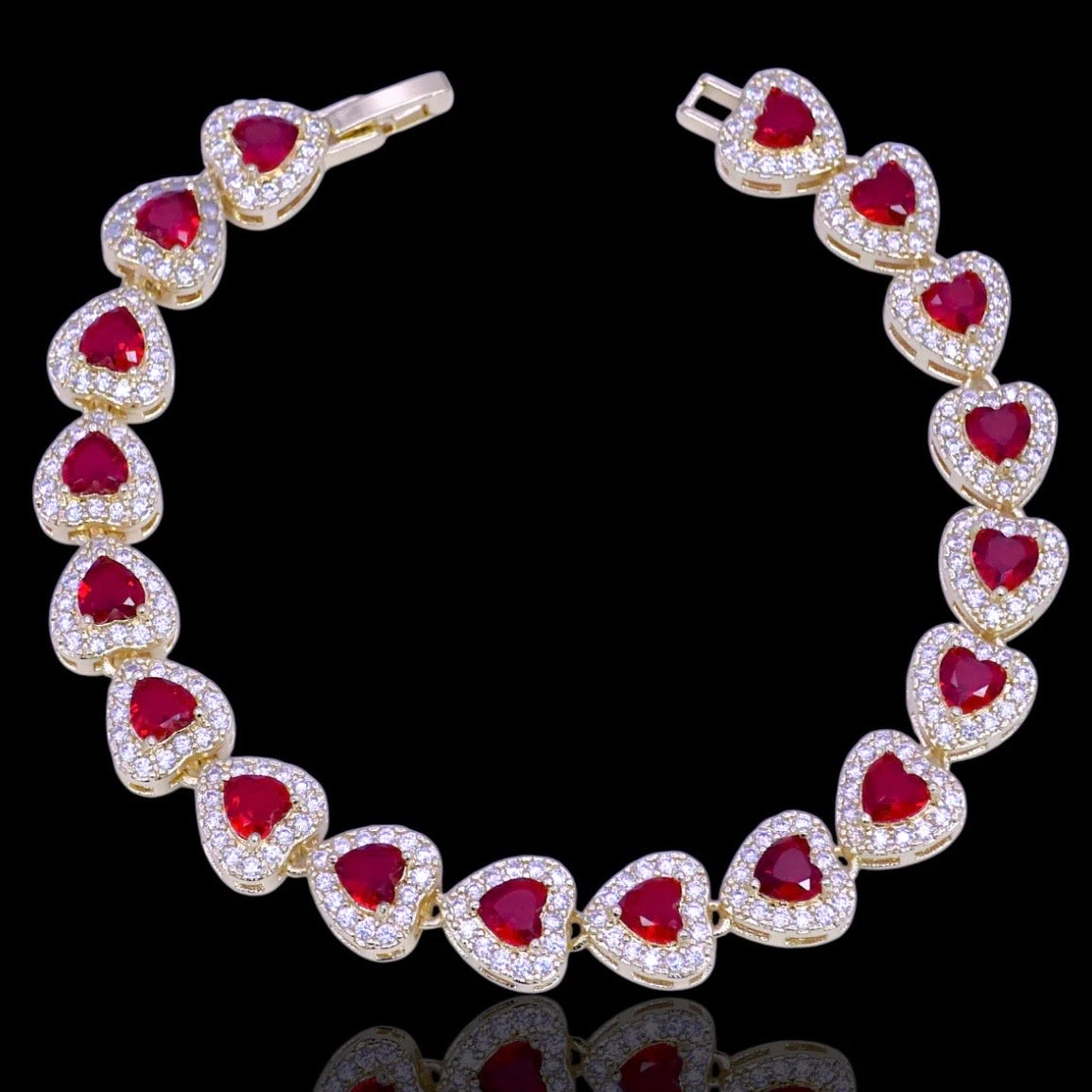 Hearts On Ice Bracelet