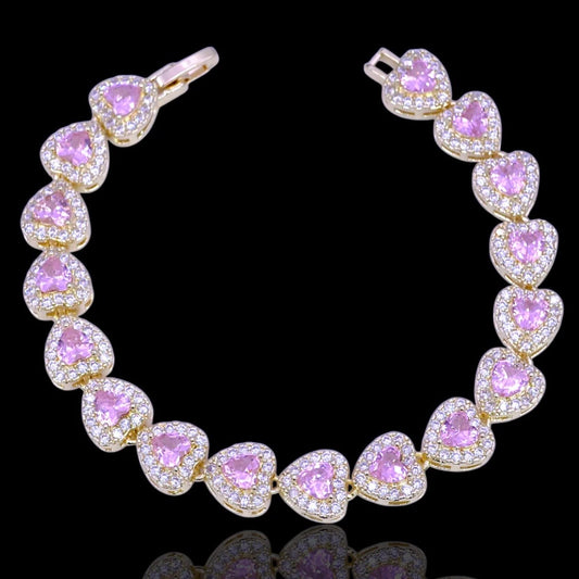 Hearts On Ice Bracelet