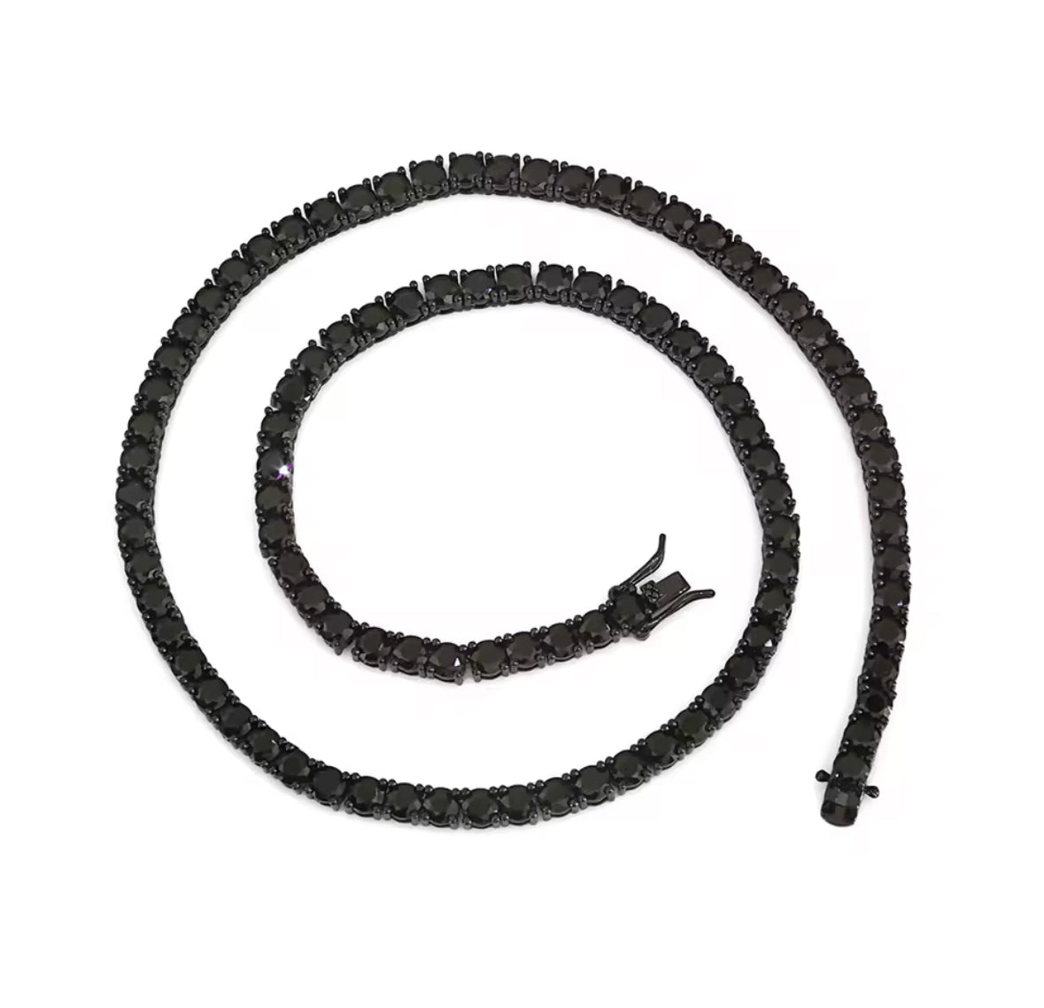 Black Tennis Chain