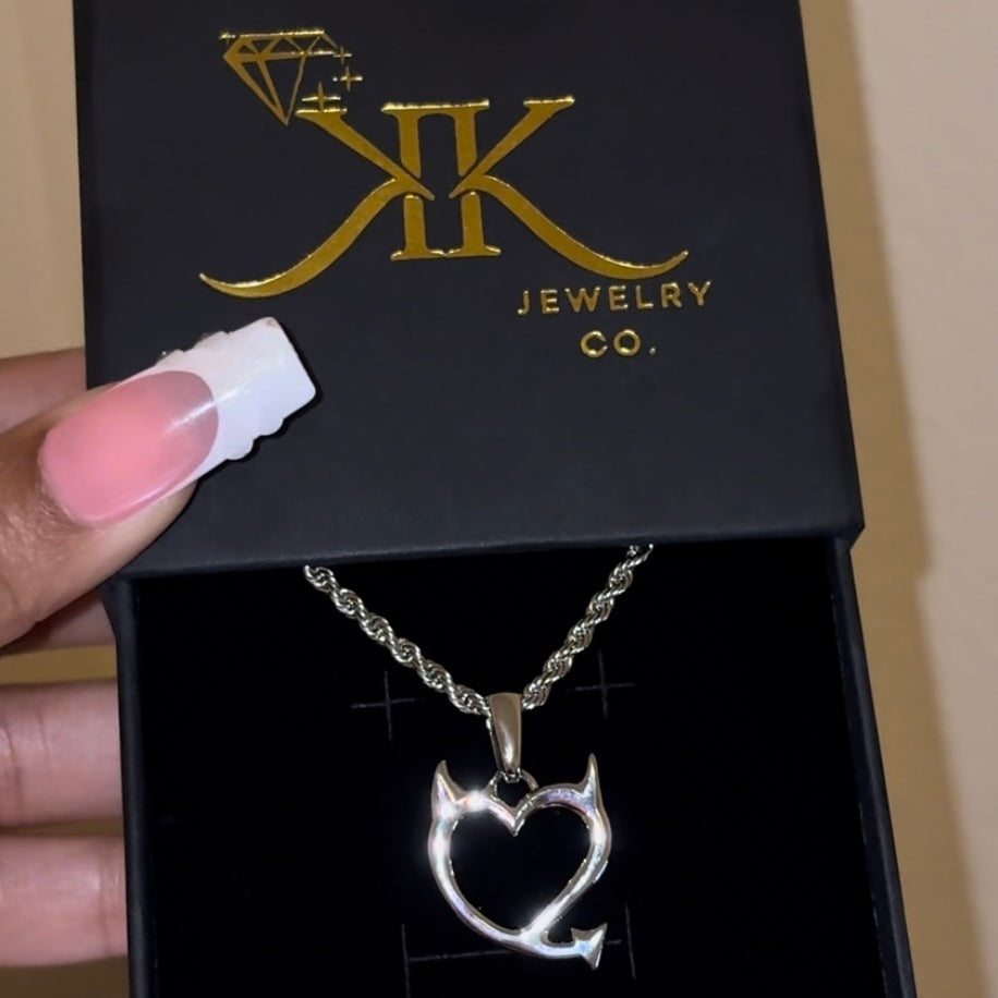 Solid BGC Heart Necklace