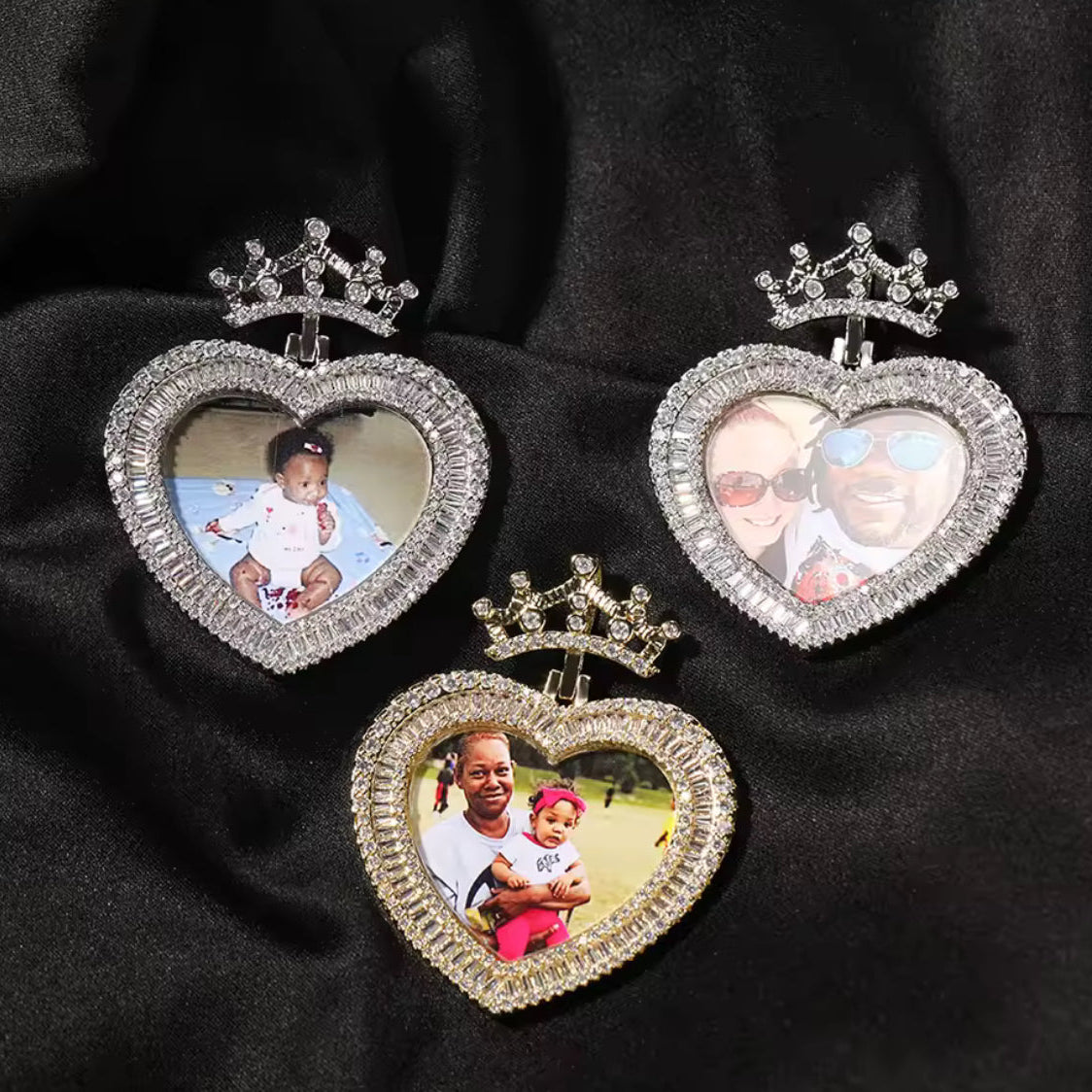 Crowned Picture Pendant Necklace