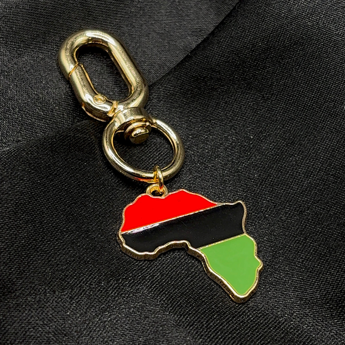Pan-African Flag Keychain