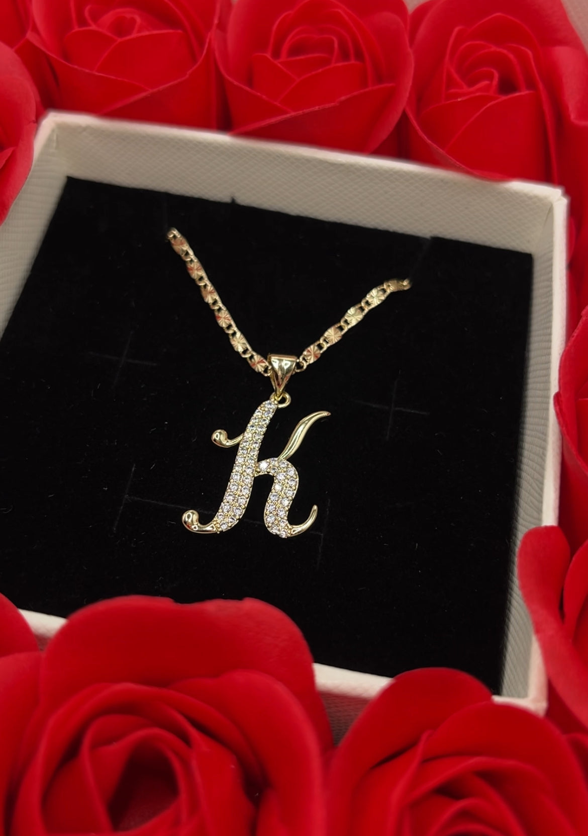 Classy Gold Initial Necklace