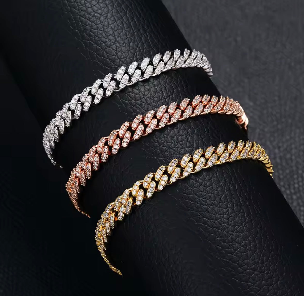 Pavé Cuban Bracelet