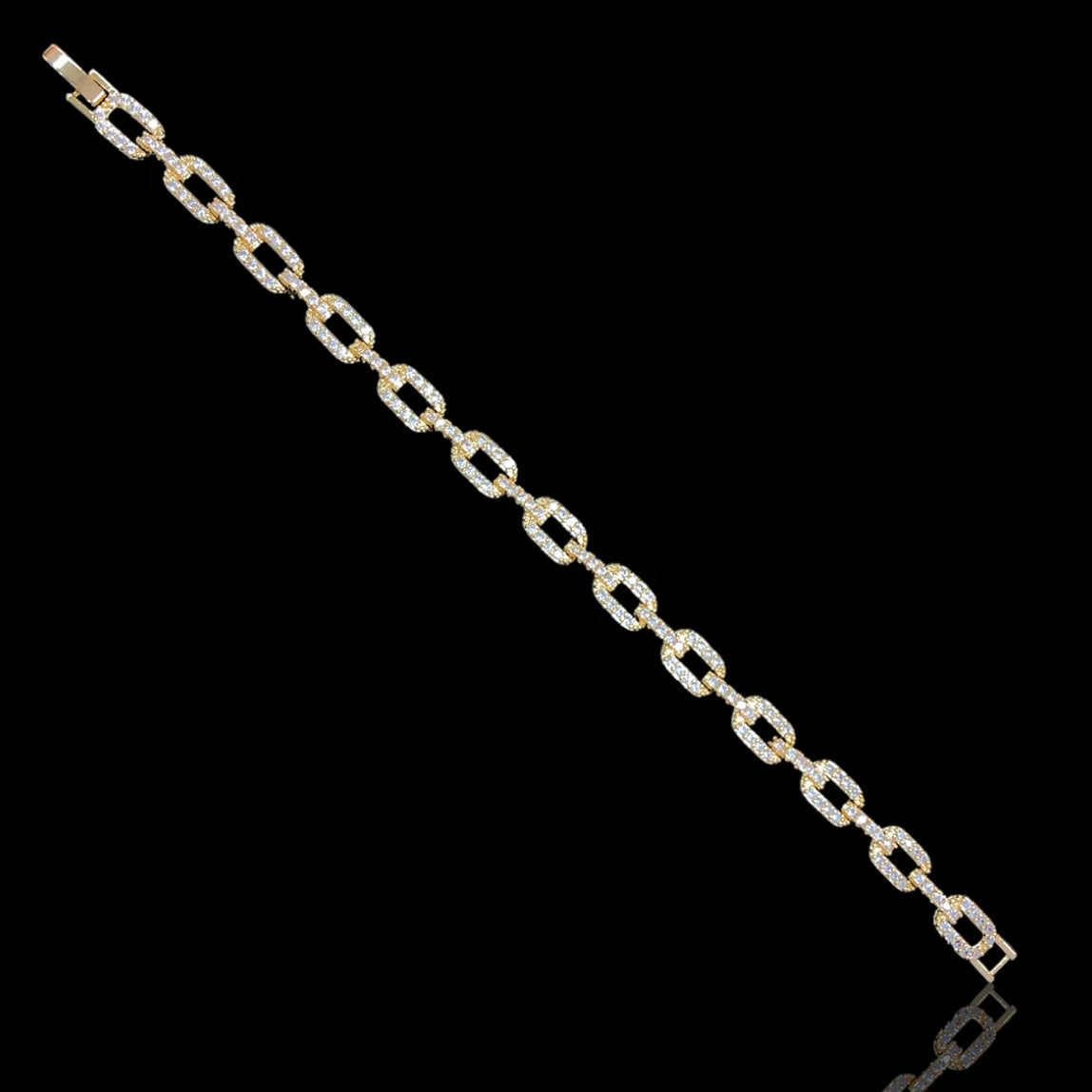Iced Link Tennis Bracelet