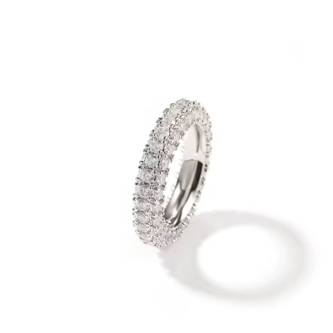 Iced Eternity Ring
