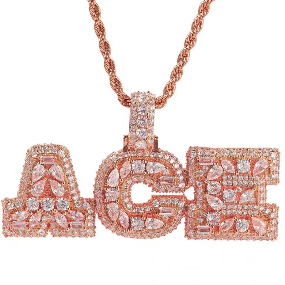 Multi-Gem Name Necklace