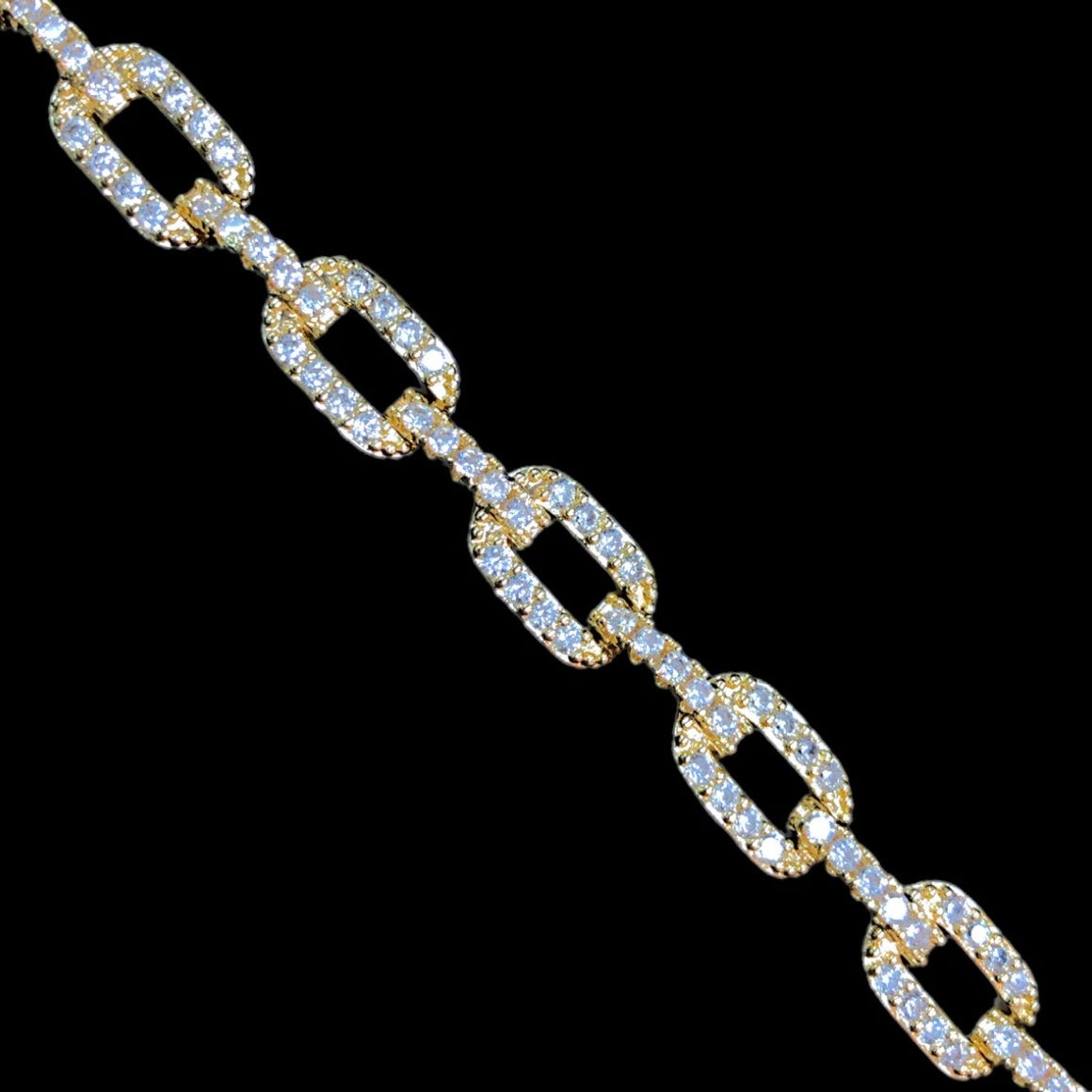 Iced Link Tennis Bracelet